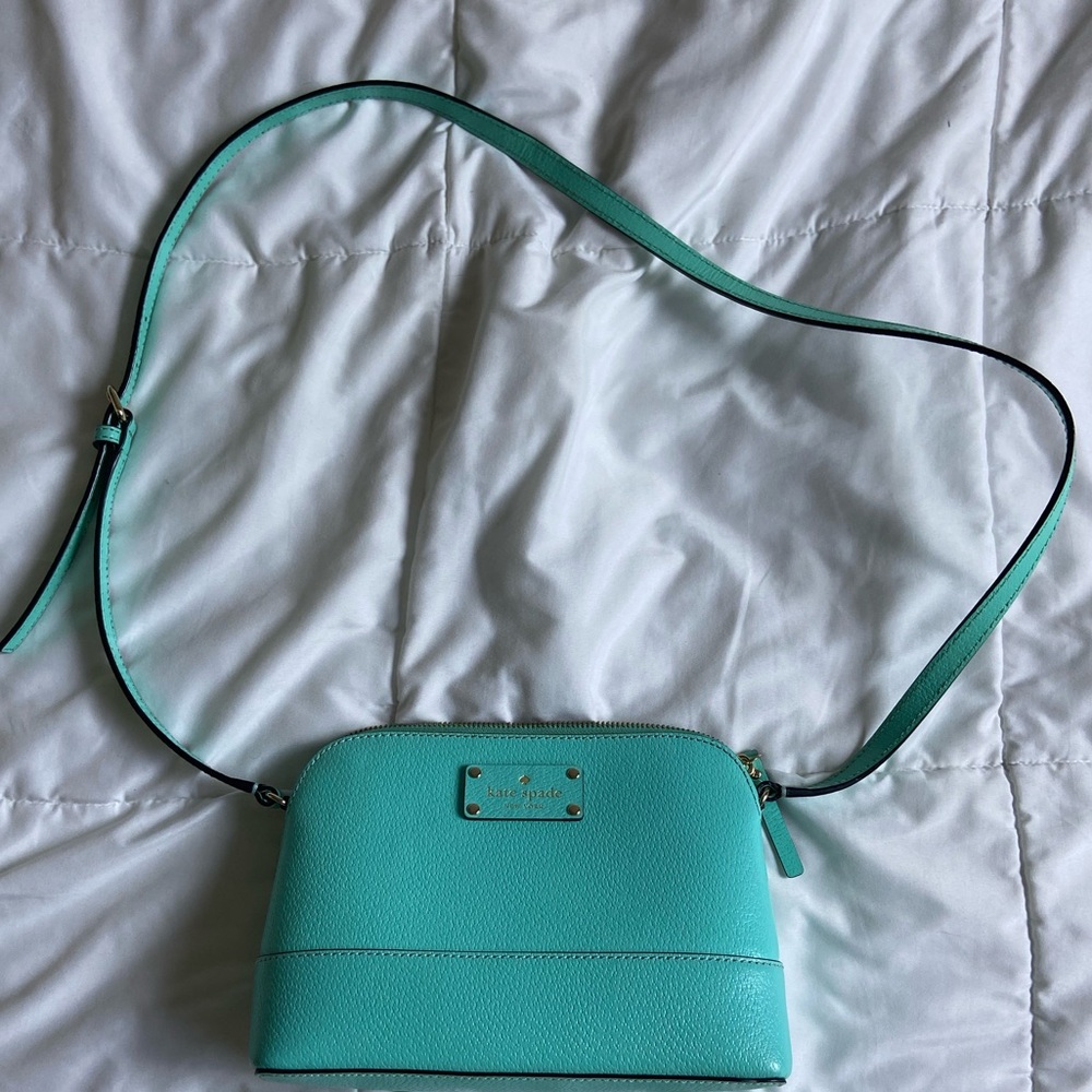 Vintage Kate Spade turquoise purse!